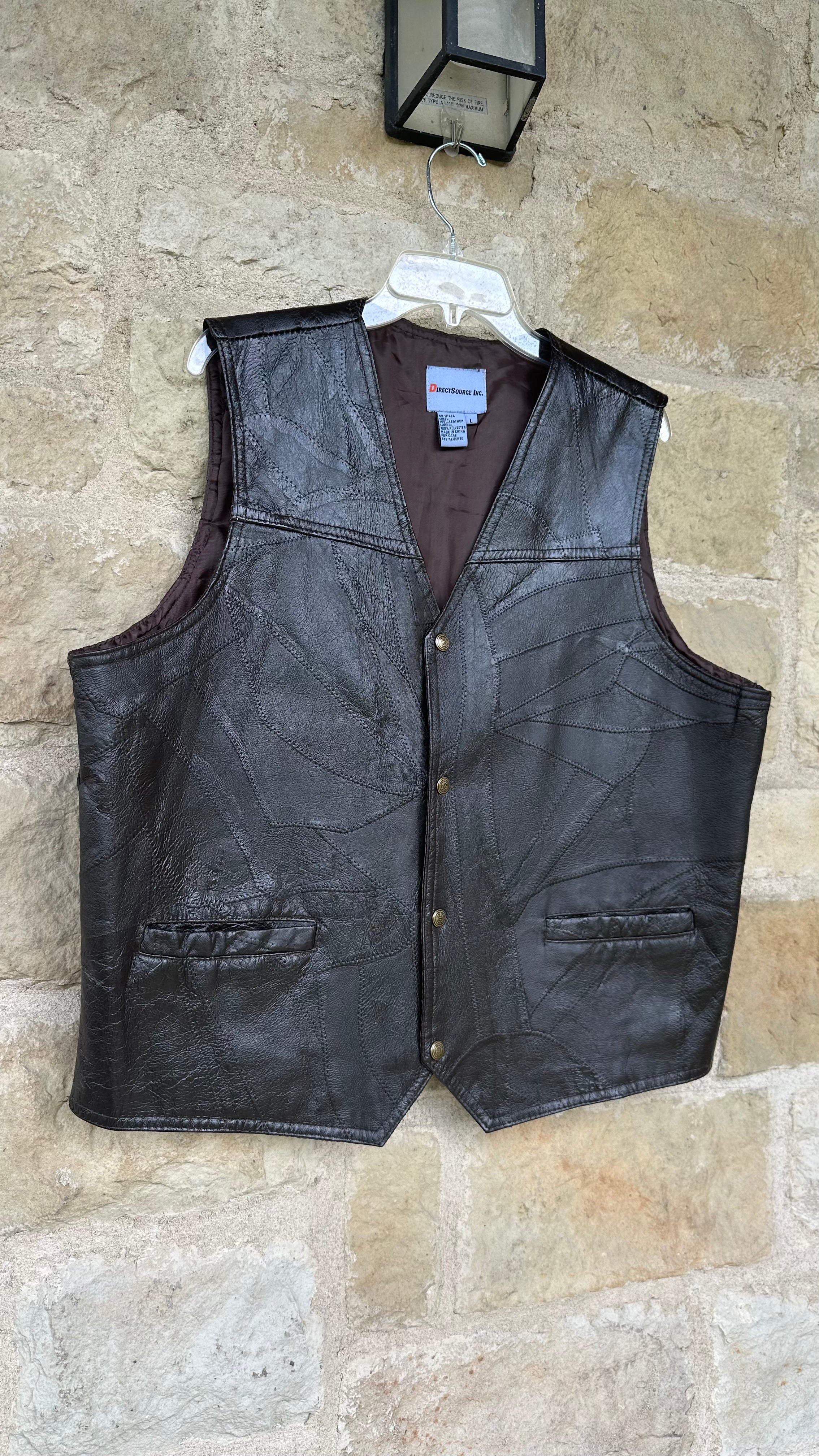 Leather - Vintage vest