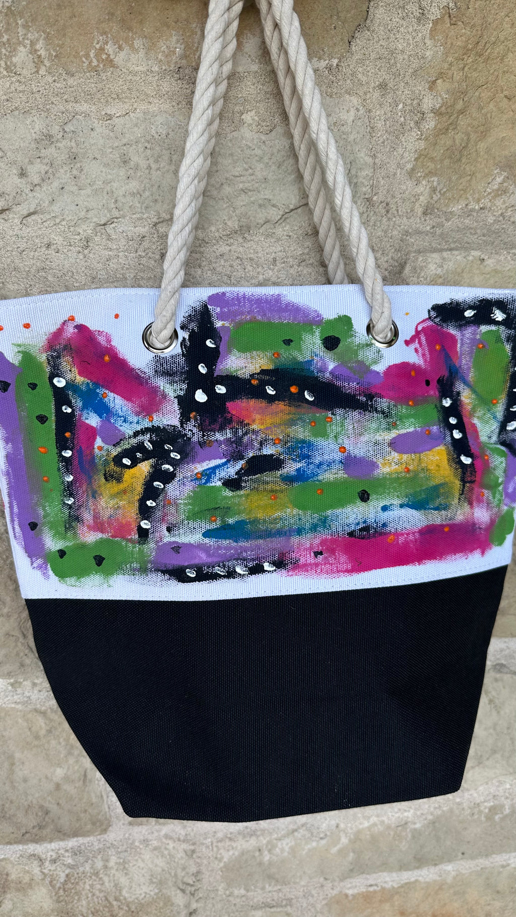 Abstract tote bag