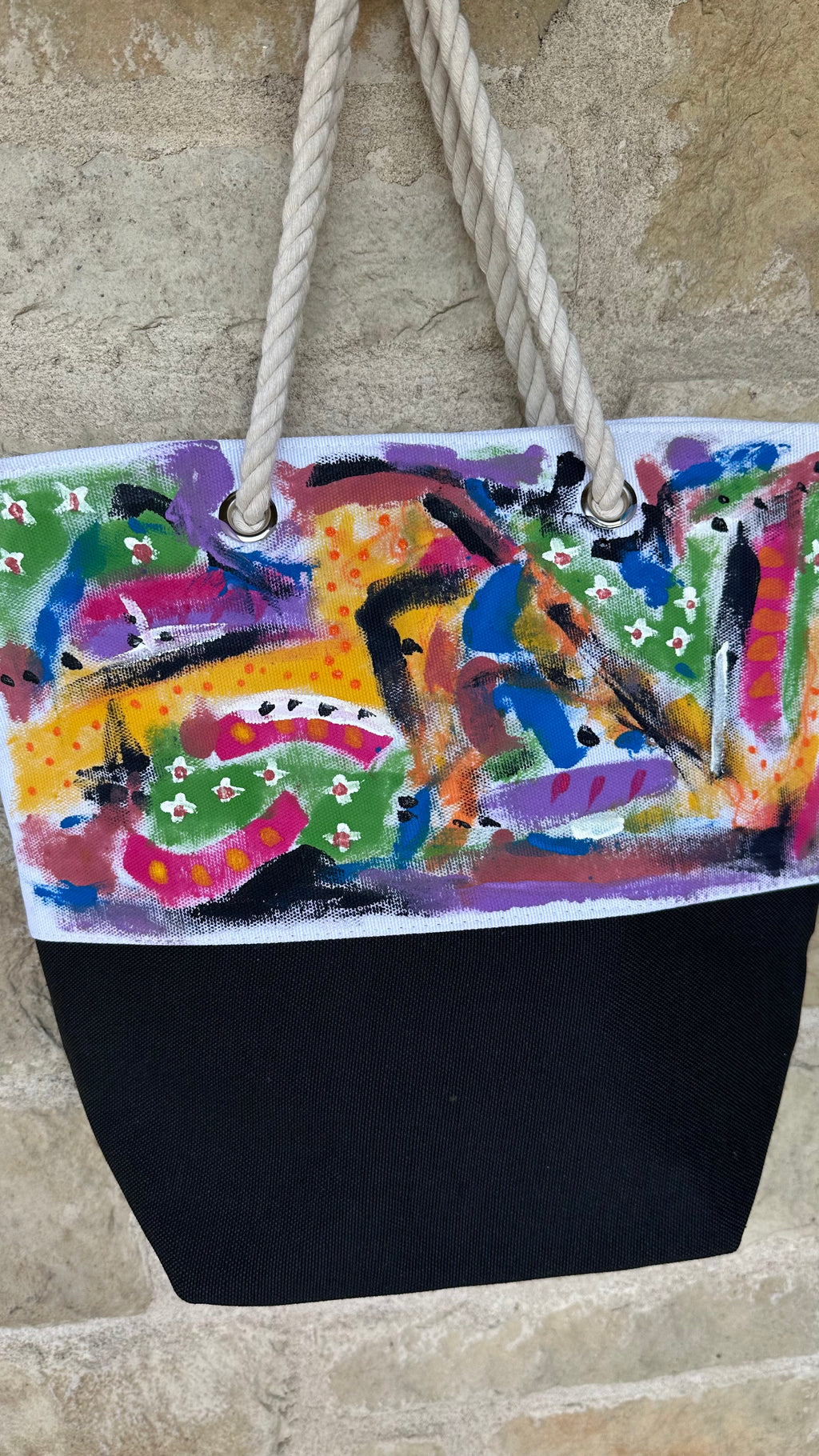 Abstract tote bag