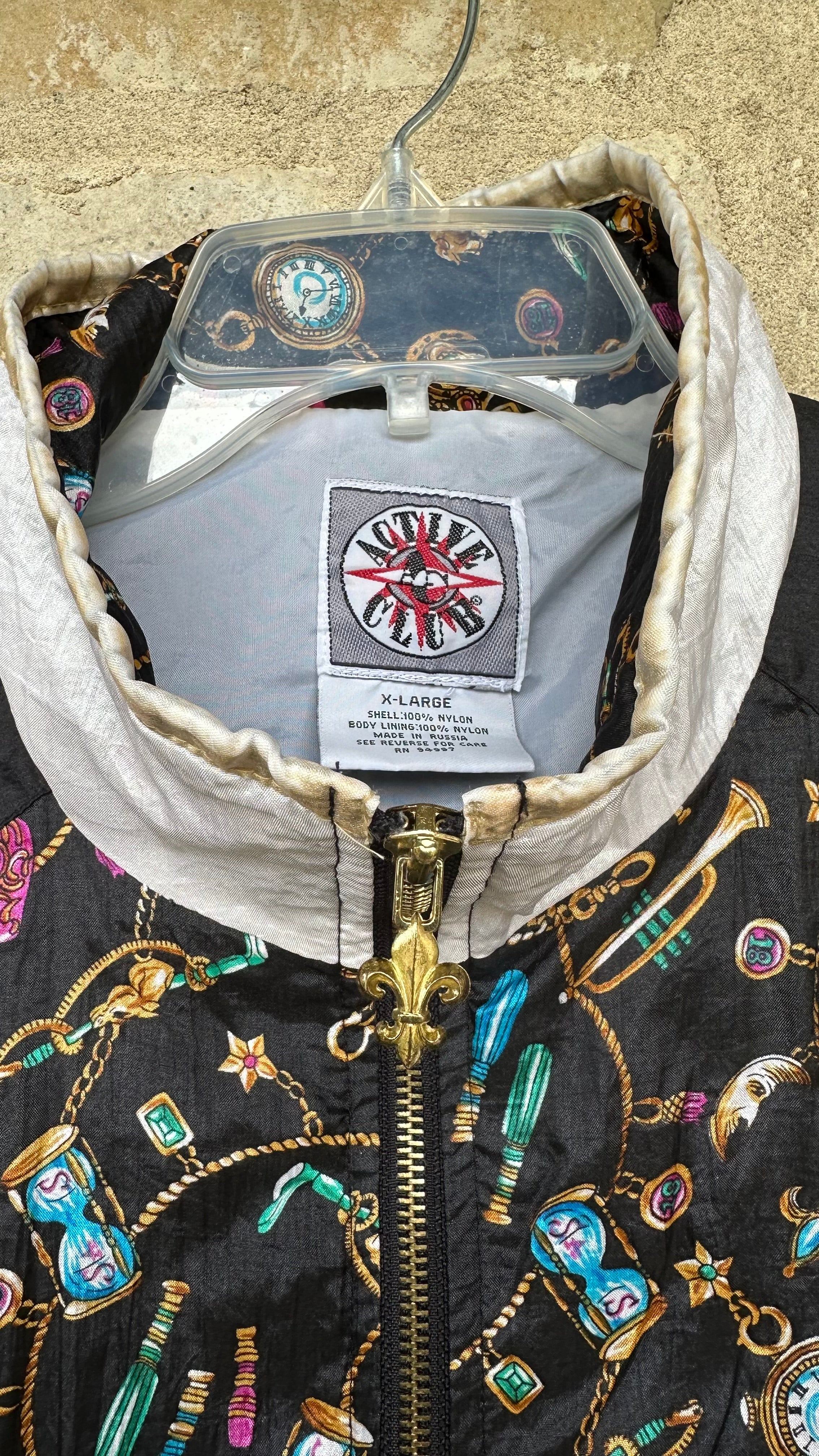 Vintage windbreaker Active Club