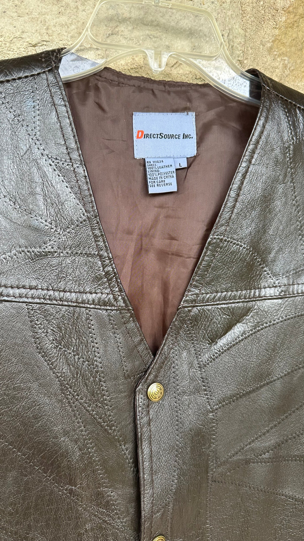 Leather - Vintage vest