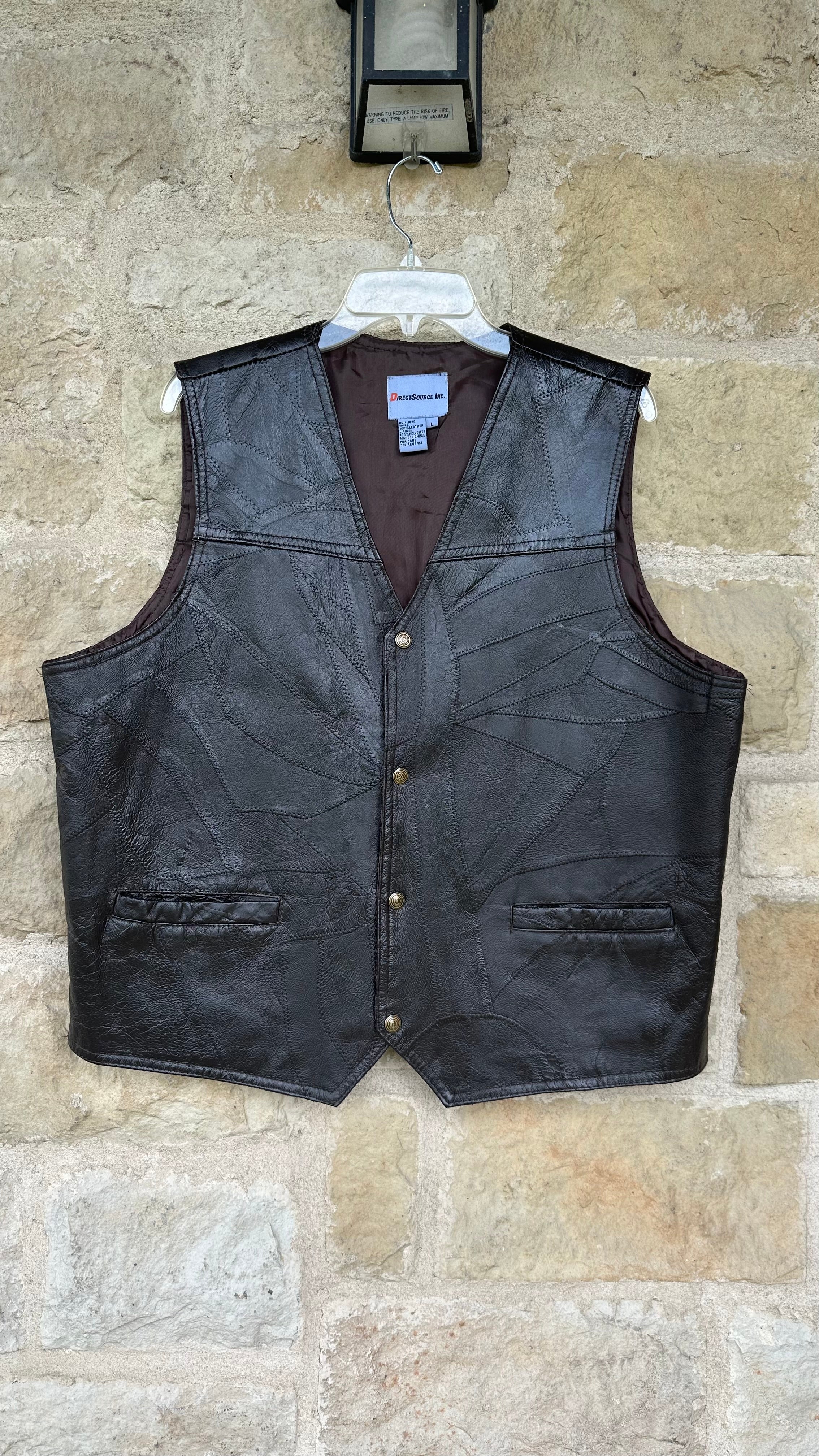 Leather - Vintage vest