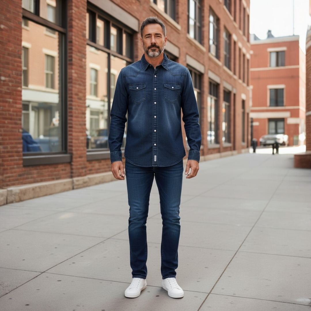 BÚFALO - Denim shirt