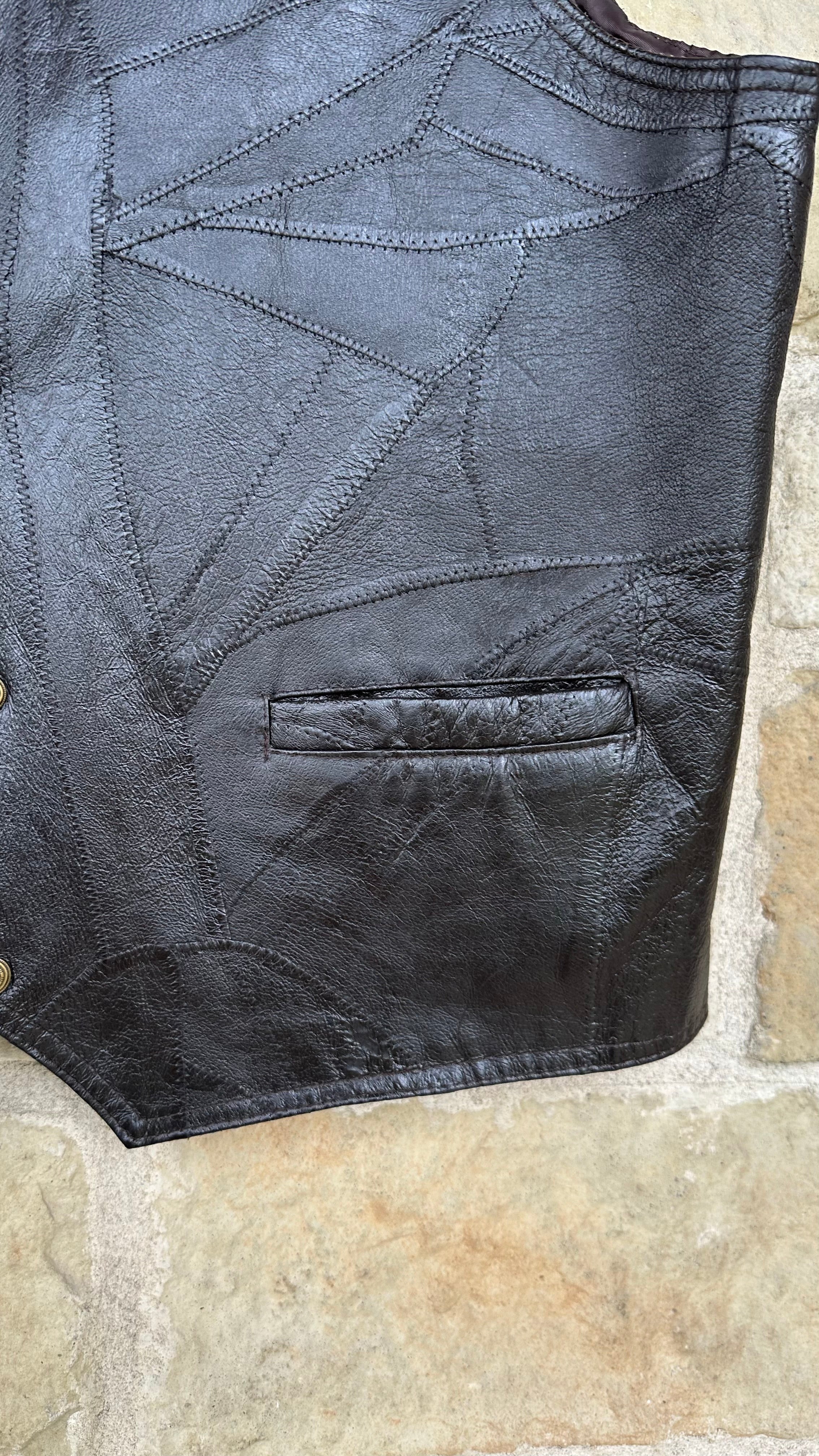 Leather - Vintage vest
