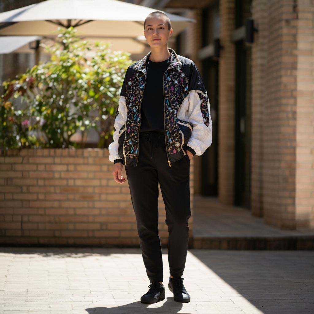 Vintage windbreaker Active Club