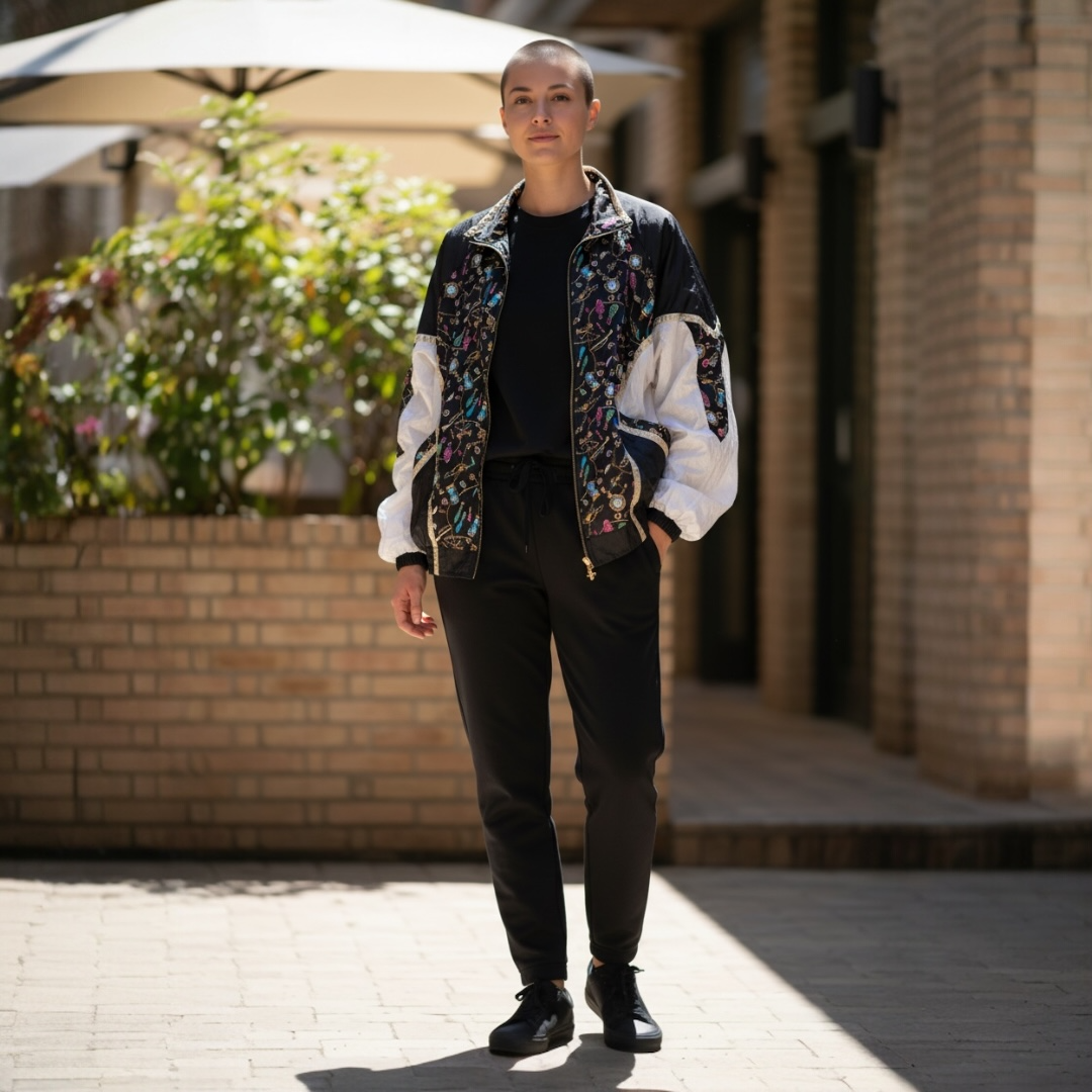 Vintage windbreaker Active Club