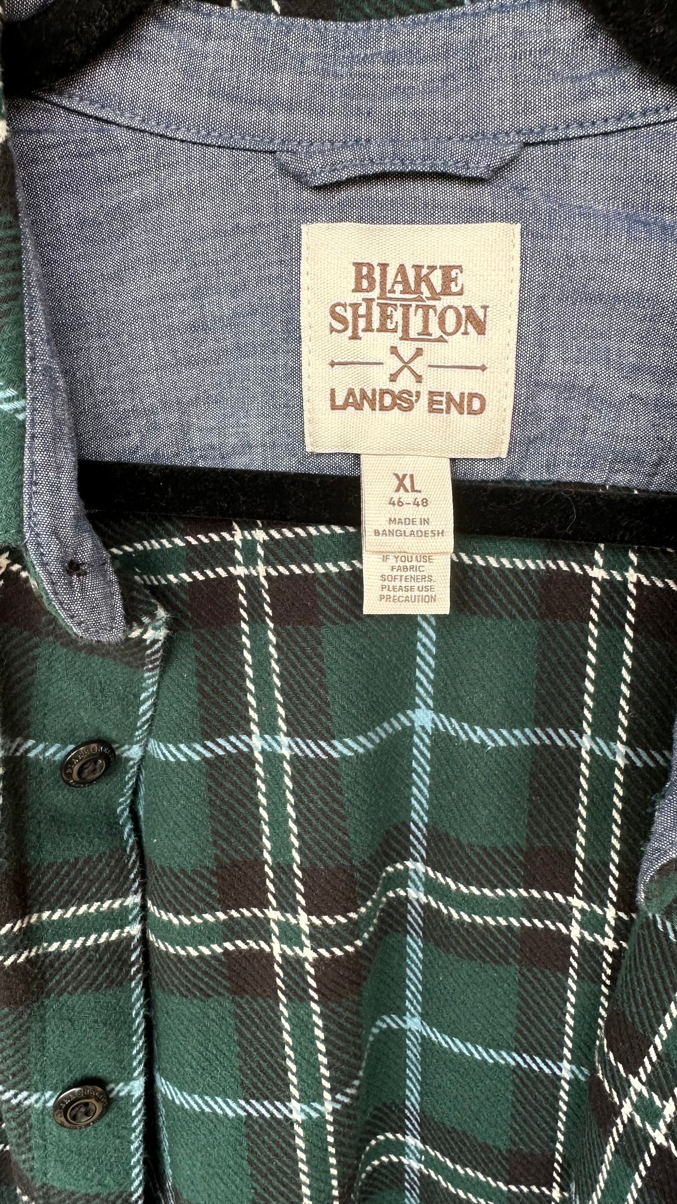 Lands End - Plaid shirt