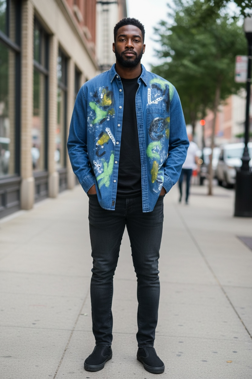Van Heusen - Denim shirt