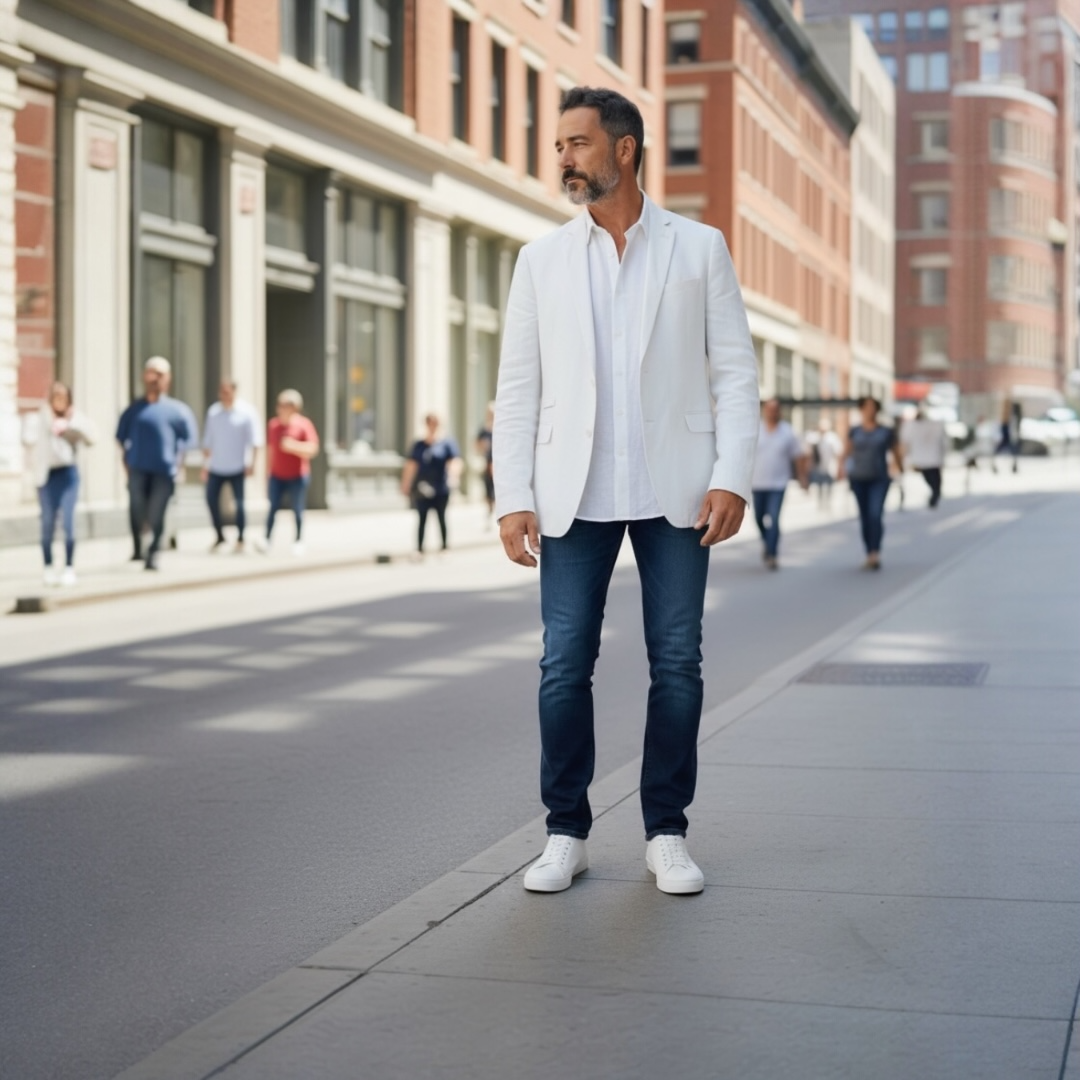 US Polo - Linen suit jacket